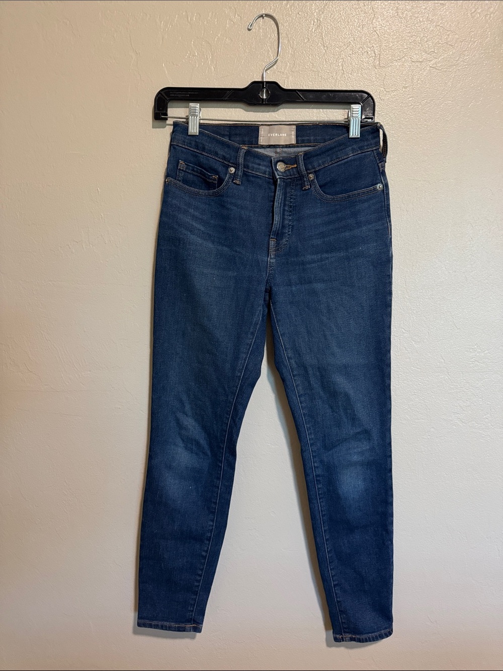 Everlane High-Rise Skinny Jeans - Deep Blue